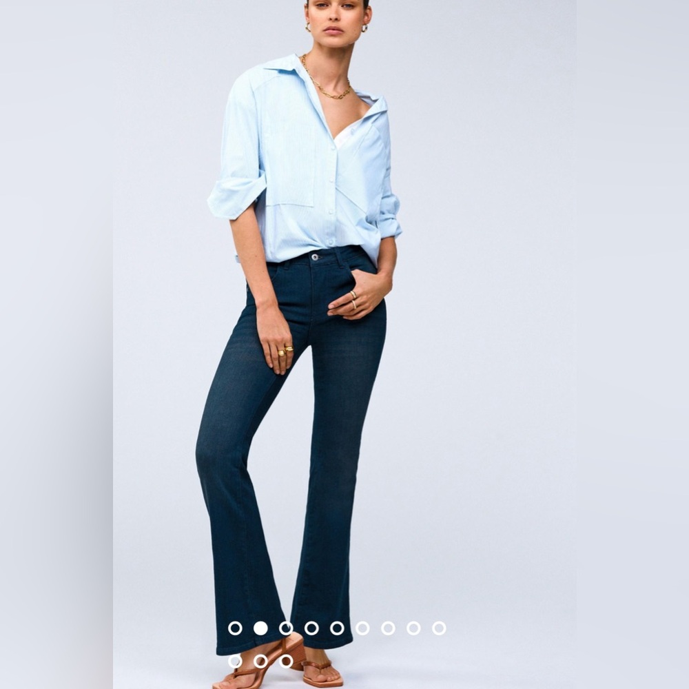 NWT Anthropologie coated demoliendo bootcut jeans